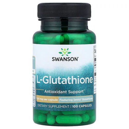 Swanson Vitamins, L-glutatión, 100 mg, 100 cápsulas