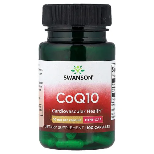 Swanson Vitamins, CoQ10, 10 mg, 100 cápsulas