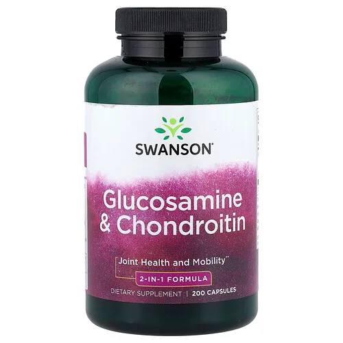 Swanson Vitamins, Glucosamina y condroitina, 200 cápsulas