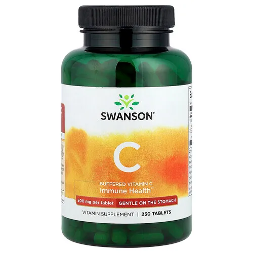 Swanson Vitamins, Vitamina C regulada, 250 comprimidos