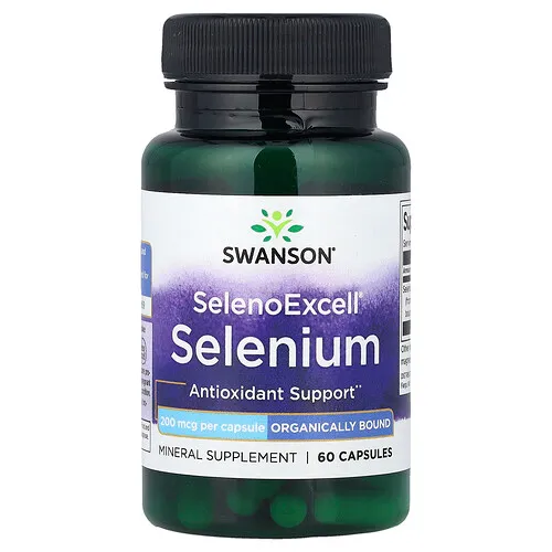 Swanson Vitamins, SelenoExcell®, Selenio, 200 mcg, 60 cápsulas
