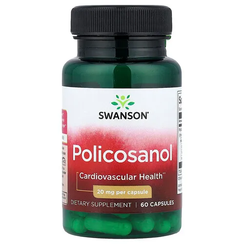 Swanson Vitamins, Policosanol, 20 mg, 60 cápsulas