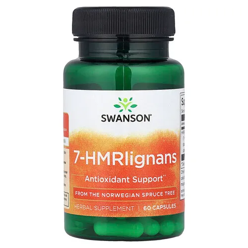 Swanson Vitamins, 7-HMRlignanos, 60 cápsulas (40 mg por cápsula)