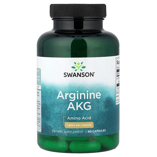 Swanson Vitamins, Arginina AKG, 1 g, 90 cápsulas