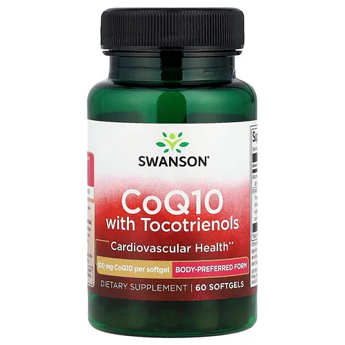 Swanson Vitamins, CoQ10 con tocotrienoles, 60 cápsulas blandas