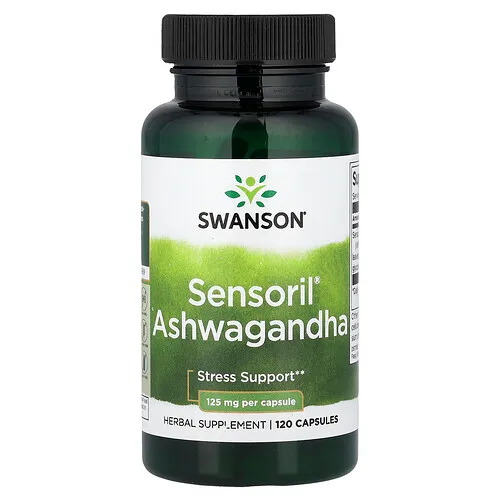 Swanson Vitamins, Sensoril®, Ashwagandha, 125 mg, 120 cápsulas