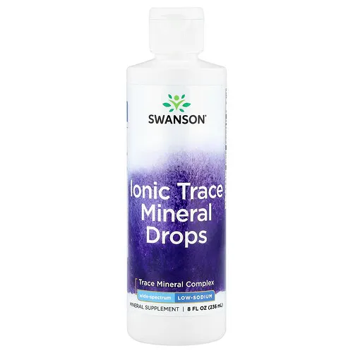 Swanson Vitamins, Oligoelementos iónicos en gotas, 236 ml (8 oz. líq.)