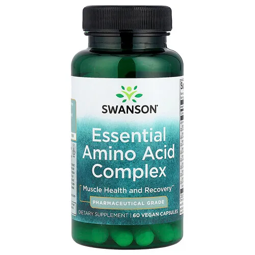 Swanson Vitamins, Complejo de aminoácidos esenciales, 60 cápsulas veganas