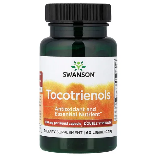 Swanson Vitamins, Tocotrienoles, 100 mg, 60 cápsulas con contenido líquido