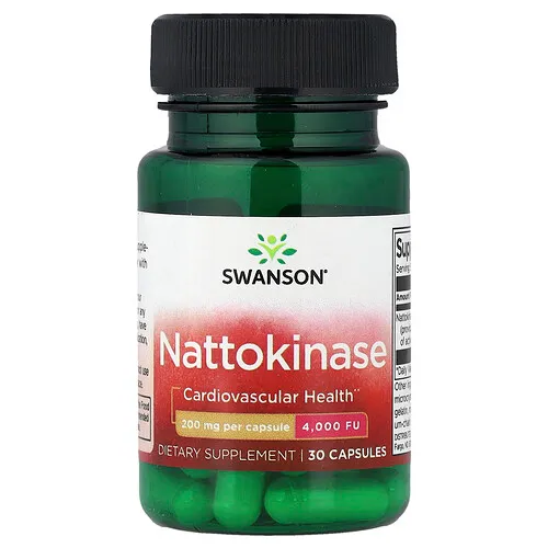 Swanson Vitamins, Natokinasa, 200 mg, 30 cápsulas