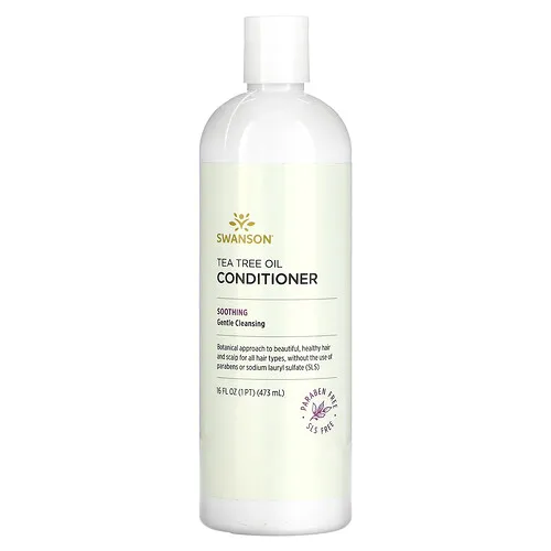 Swanson Vitamins, Acondicionador con aceite de árbol del té, 473 ml (16 oz. Líq.)