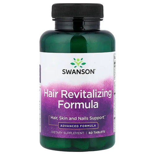 Swanson Vitamins, Fórmula revitalizante para el cabello, 60 comprimidos