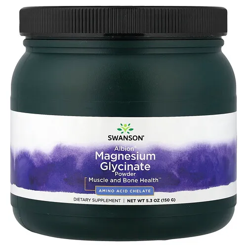 Swanson Vitamins, Albion®, Glicinato de magnesio en polvo, 150 g (5,3 oz)
