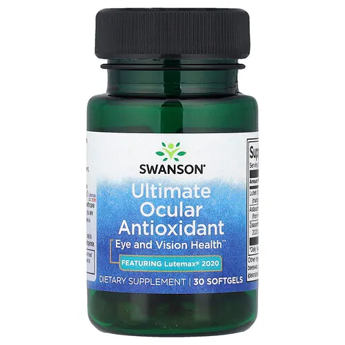 Swanson Vitamins, Antioxidante ocular superior, 30 cápsulas blandas
