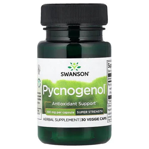 Swanson Vitamins, Pycnogenol, Superpotencia, 150 mg, 30 cápsulas vegetales