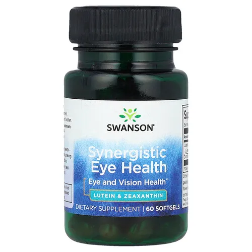 Swanson Vitamins, Salud ocular sinérgica, 60 cápsulas blandas