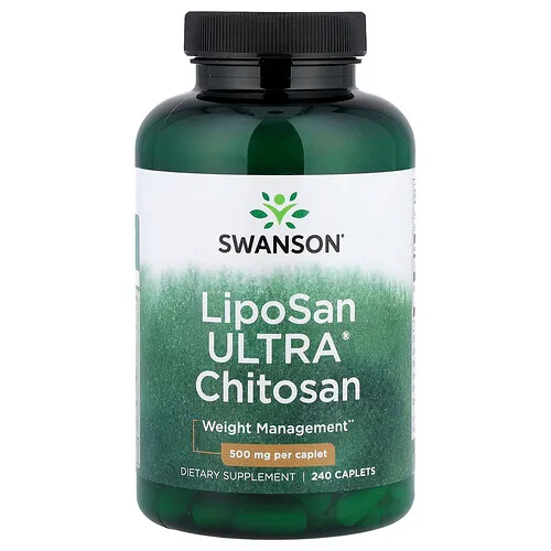 Swanson Vitamins, Quitosano LipoSan Ultra®, 240 comprimidos oblongos (500 mg por comprimido)