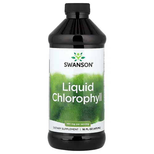 Swanson Vitamins, Clorofila líquida, Sin sabor, 473 ml (16 oz. líq.)