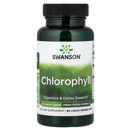 Swanson Vitamins, Clorofila, 90 cápsulas vegetales con contenido líquido