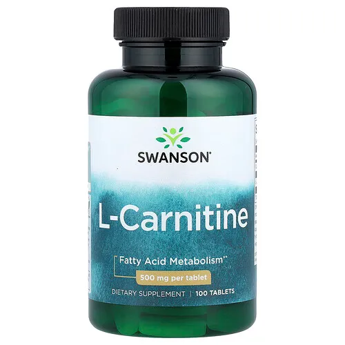 Swanson Vitamins, L-carnitina, 100 comprimidos