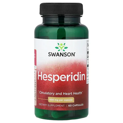 Swanson Vitamins, Hesperidina, 500 mg, 60 cápsulas