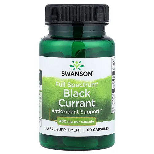 Swanson Vitamins, Grosella negra Full Spectrum®, 400 mg, 60 cápsulas