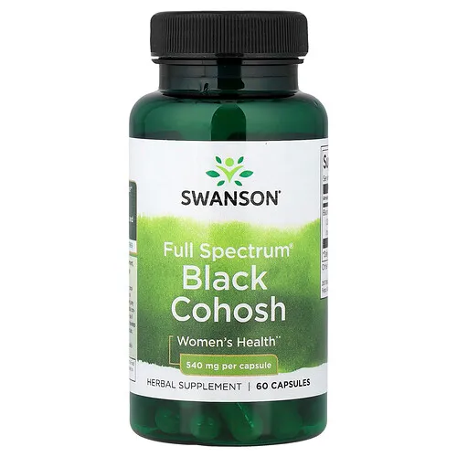 Swanson Vitamins, Cimífuga Full Spectrum®, 540 mg, 60 cápsulas