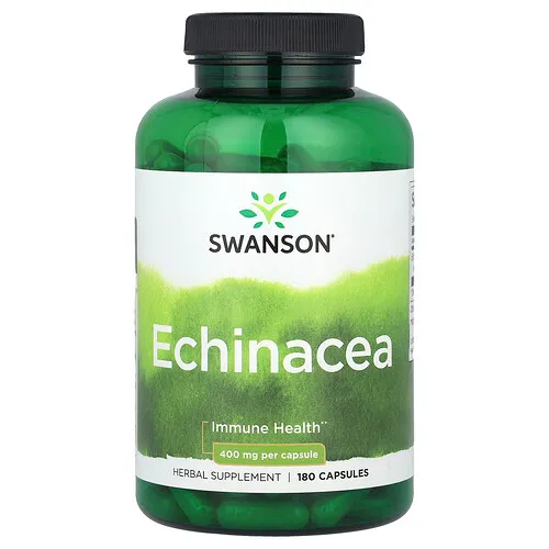 Swanson Vitamins, Equinácea, 400 mg, 180 cápsulas