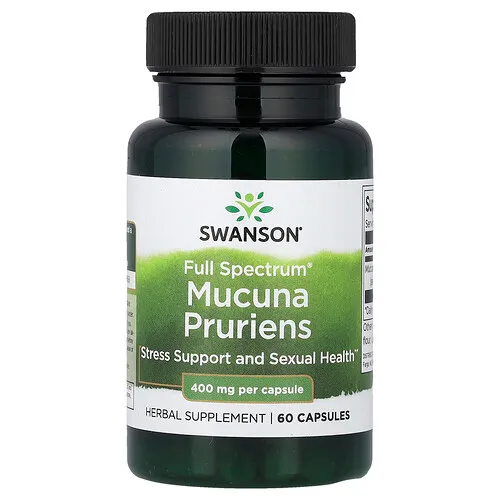 Swanson Vitamins, Full Spectrum®, Mucuna pruriens, 400 mg, 60 cápsulas