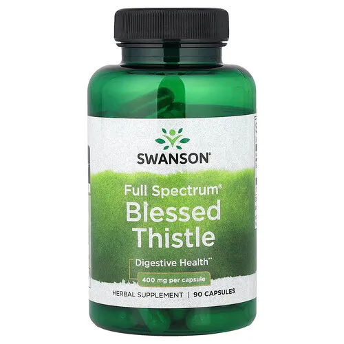 Swanson Vitamins, Full Spectrum®, Cardo bendito, 400 mg, 90 cápsulas