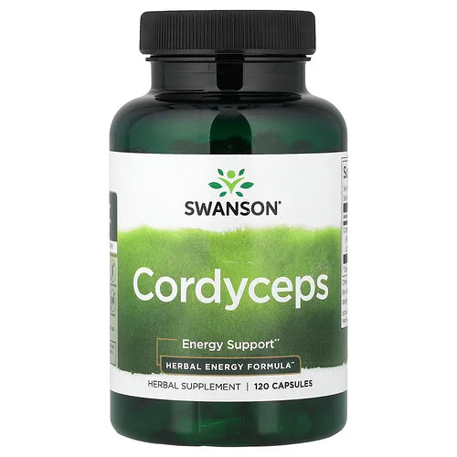 Swanson Vitamins, Cordyceps, 120 cápsulas (600 mg por cápsula)