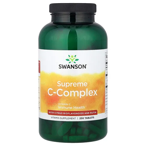 Swanson Vitamins, Supreme C-Complex con bioflavonoides cítricos y rutina, 250 comprimidos