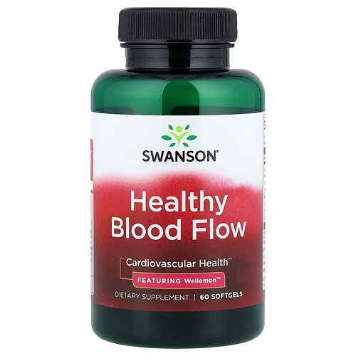 Swanson Vitamins, Flujo sanguíneo saludable, 60 cápsulas blandas
