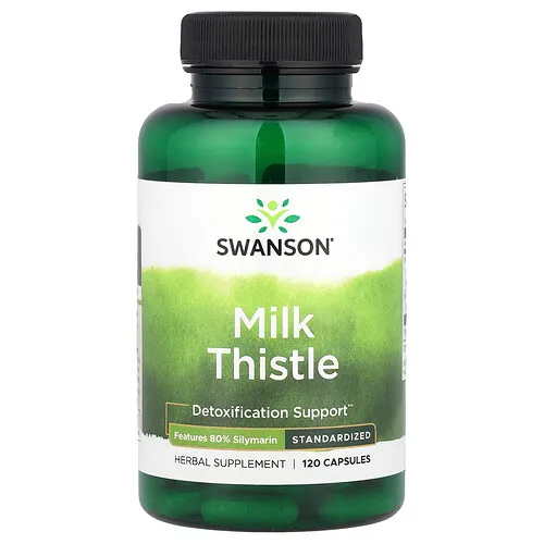 Swanson Vitamins, Cardo mariano, 120 cápsulas