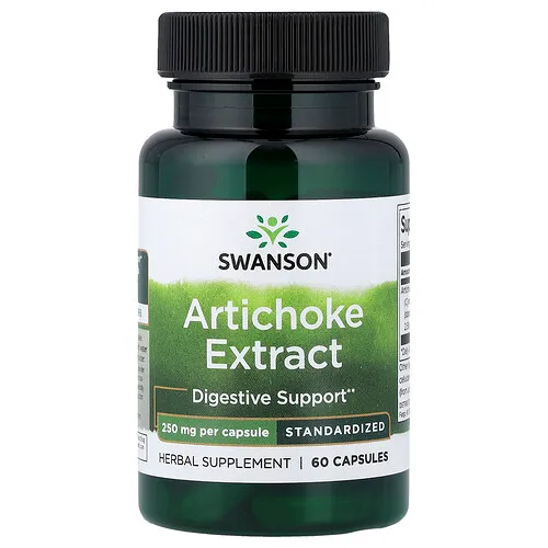 Swanson Vitamins, Extracto de alcachofa, 250 mg, 60 cápsulas