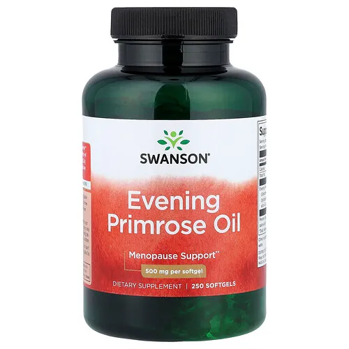 Swanson Vitamins, Aceite de onagra, 250 cápsulas blandas (500 mg por cápsula blanda)