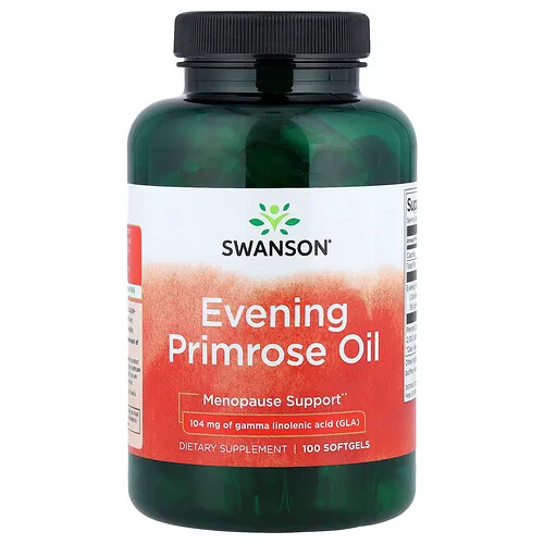 Swanson Vitamins, Aceite de onagra, 104 mg, 100 cápsulas blandas