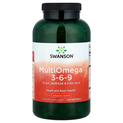 Swanson Vitamins, Multi Omega 3-6-9`` 220 cápsulas blandas