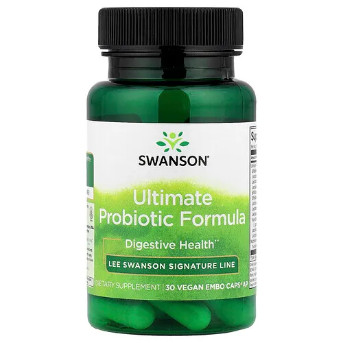 Swanson Vitamins, Fórmula probiótica superior, 30 cápsulas vegetales de Embo AP