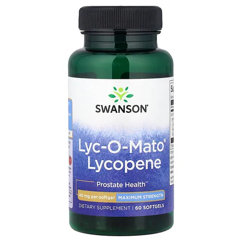 Swanson Vitamins, Licopeno Lyc-O-Mato®, 60 cápsulas blandas