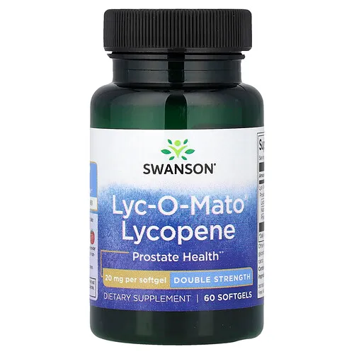 Swanson Vitamins, Lyc-O-Mato®, Licopeno, 20 mg, 60 cápsulas blandas