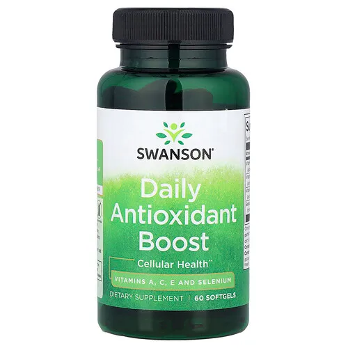 Swanson Vitamins, Refuerzo antioxidante diario, 60 cápsulas blandas