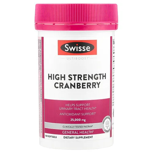 Swisse, Ultiboost®, Arándano rojo de alta concentración, 25.000 mg, 100 cápsulas blandas