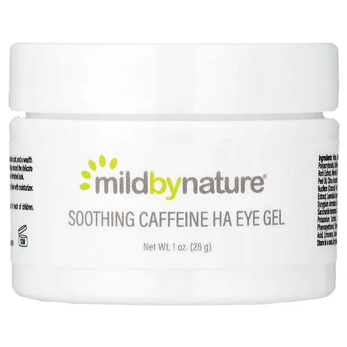 Mild By Nature, Gel con cafeína calmante y ácido hialurónico para el contorno de los ojos, 30 ml (1 oz. líq.)