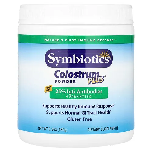 Symbiotics, Colostrum Plus®, Calostro en polvo, 180 g (6,3 oz)