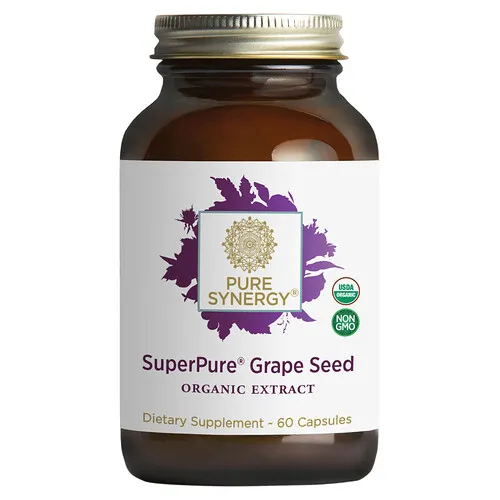 Pure Synergy, SuperPure®, Semilla de uva, 60 cápsulas