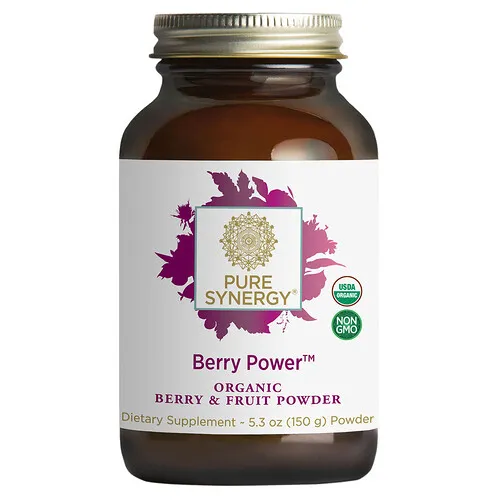 Pure Synergy, Berry Power™, Bayas y frutas orgánicas en polvo, 150 g (5,3 oz)