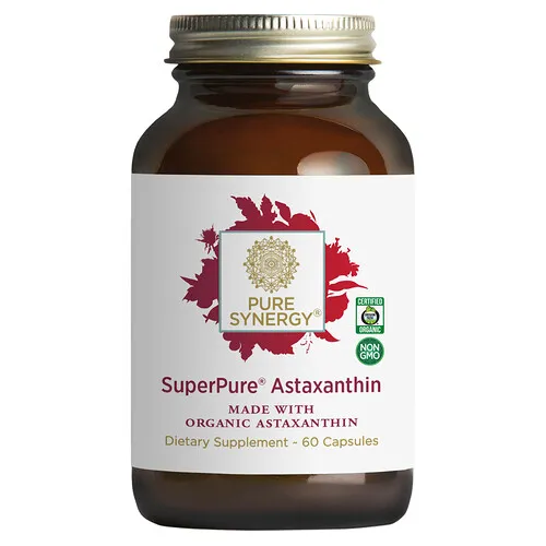 Pure Synergy, Astaxantina SuperPure, Extracto orgánico, 60 cápsulas