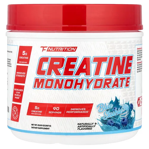 TC Nutrition, Monohidrato de creatina, Granizado azul, 90 porciones, 567 g (20 oz)