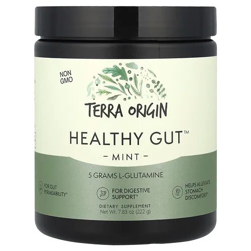 Terra Origin, Healthy Gut™, Suplemento para favorecer la salud intestinal, Menta, 222 g (7,83 oz)